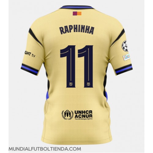 Camiseta Barcelona Raphinha Belloli #11 Segunda Equipación Replica 2025-26 mangas cortas